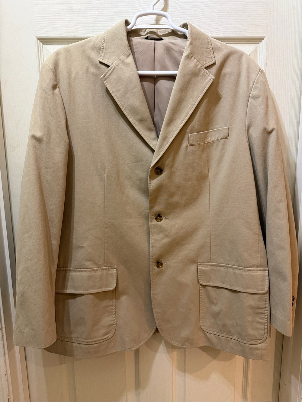 NWT lined Eddie Bauer Khaki sportcoat